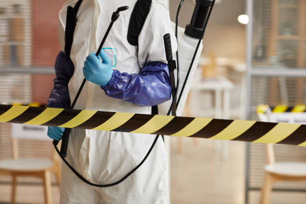 Professional Biohazard Cleanup technician working in Bedford, NH